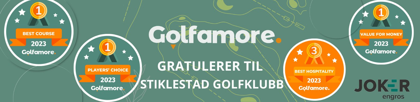 Gratulerer til Stiklestad Golfklubb – En Strålende Prestasjon i Golfamore Awards 2023! - Joker Engros AS